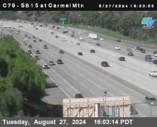 NB 15 at Carmel Mountain Rd.