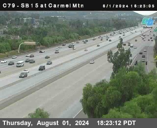 NB 15 at Carmel Mountain Rd.