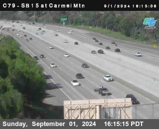 NB 15 at Carmel Mountain Rd.