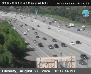 NB 15 at Carmel Mountain Rd.