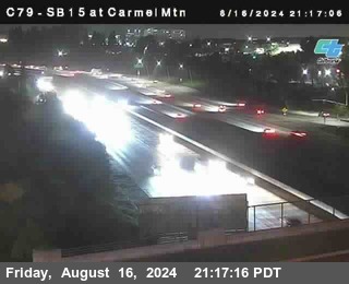 NB 15 at Carmel Mountain Rd.