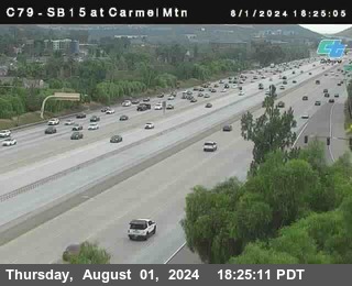 NB 15 at Carmel Mountain Rd.