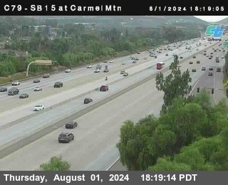 NB 15 at Carmel Mountain Rd.