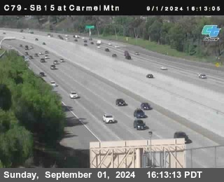 NB 15 at Carmel Mountain Rd.