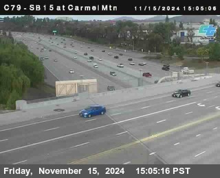 NB 15 at Carmel Mountain Rd.