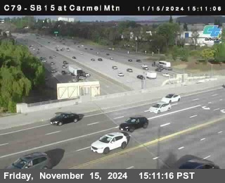 NB 15 at Carmel Mountain Rd.