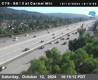 NB 15 at Carmel Mountain Rd.