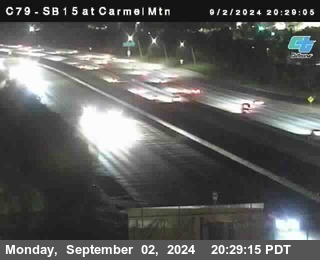 NB 15 at Carmel Mountain Rd.