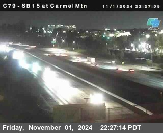 NB 15 at Carmel Mountain Rd.