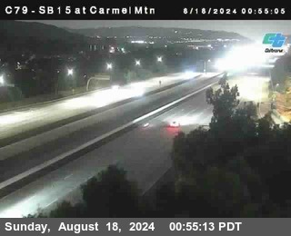 NB 15 at Carmel Mountain Rd.