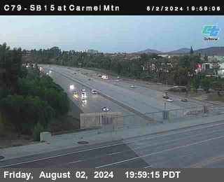 NB 15 at Carmel Mountain Rd.