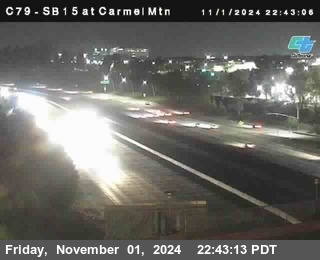 NB 15 at Carmel Mountain Rd.