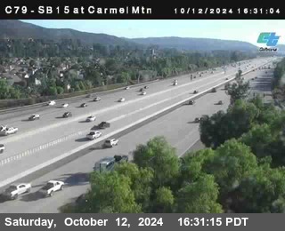 NB 15 at Carmel Mountain Rd.