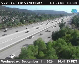 NB 15 at Carmel Mountain Rd.