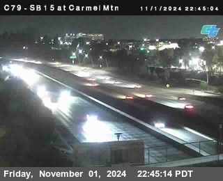 NB 15 at Carmel Mountain Rd.