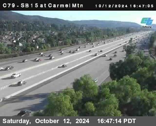 NB 15 at Carmel Mountain Rd.