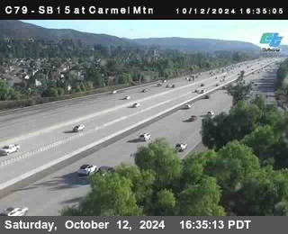 NB 15 at Carmel Mountain Rd.