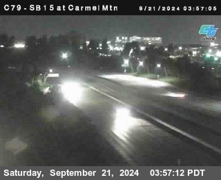 NB 15 at Carmel Mountain Rd.