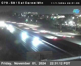 NB 15 at Carmel Mountain Rd.