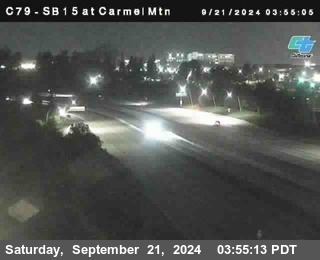 NB 15 at Carmel Mountain Rd.