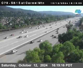 NB 15 at Carmel Mountain Rd.