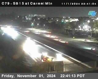 NB 15 at Carmel Mountain Rd.