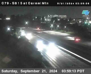 NB 15 at Carmel Mountain Rd.