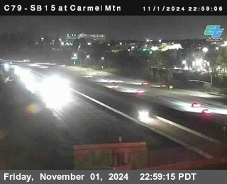 NB 15 at Carmel Mountain Rd.