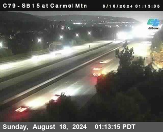 NB 15 at Carmel Mountain Rd.