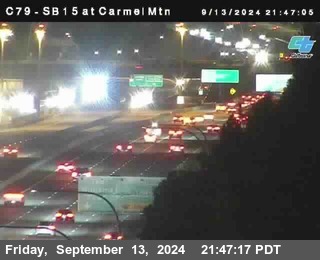 NB 15 at Carmel Mountain Rd.