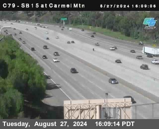 NB 15 at Carmel Mountain Rd.