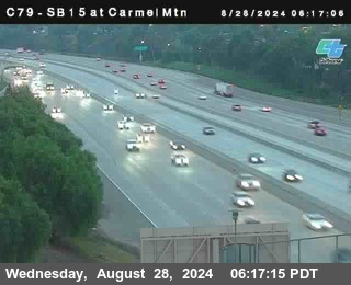 NB 15 at Carmel Mountain Rd.