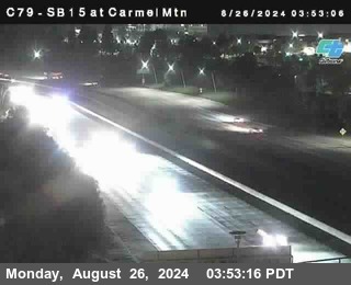 NB 15 at Carmel Mountain Rd.