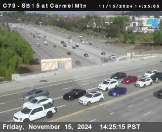 NB 15 at Carmel Mountain Rd.