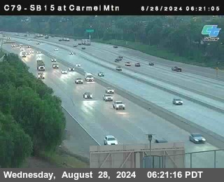 NB 15 at Carmel Mountain Rd.