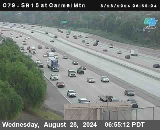 NB 15 at Carmel Mountain Rd.