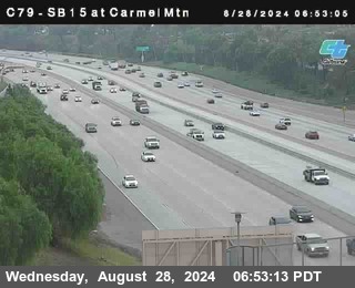 NB 15 at Carmel Mountain Rd.