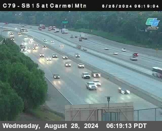 NB 15 at Carmel Mountain Rd.