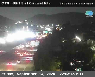 NB 15 at Carmel Mountain Rd.