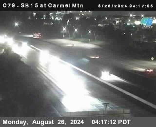 NB 15 at Carmel Mountain Rd.