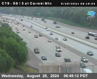 NB 15 at Carmel Mountain Rd.