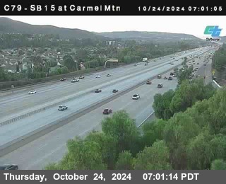 NB 15 at Carmel Mountain Rd.