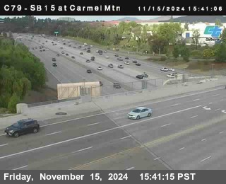 NB 15 at Carmel Mountain Rd.