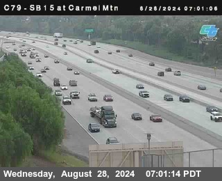 NB 15 at Carmel Mountain Rd.