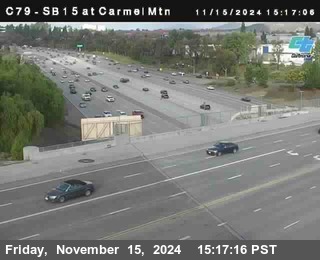 NB 15 at Carmel Mountain Rd.