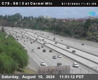 NB 15 at Carmel Mountain Rd.