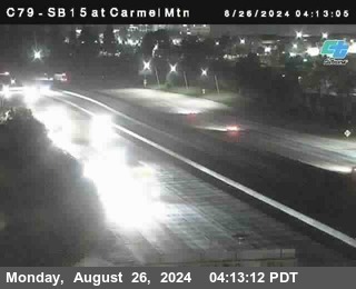 NB 15 at Carmel Mountain Rd.