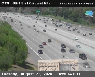 NB 15 at Carmel Mountain Rd.