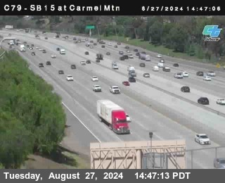 NB 15 at Carmel Mountain Rd.