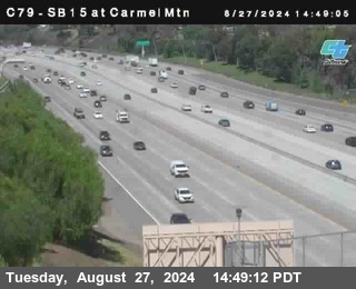 NB 15 at Carmel Mountain Rd.